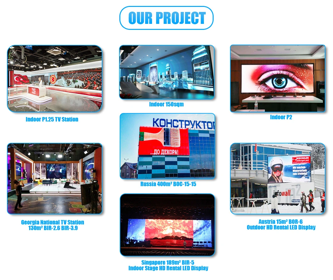 High Brightness LED Display Video Wall Screen Panel Outdoor Curtain High Resolution
