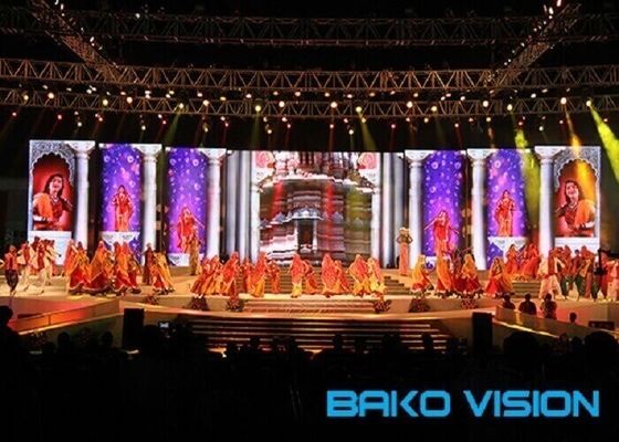 Full Color Indoor Rental LED Display P2.6 P2.97 P4.81 Stage Lighting For Performance Show